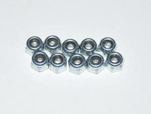 Hexagon nuts ø 2.5mm - 10pcs.