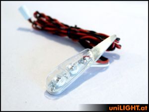 UniLIGHT luci di posizione/navigazione 16Wx2 11mm T-Fuse Rossa