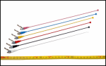 Emcotec Rod Aerial 27cm (10.6") red