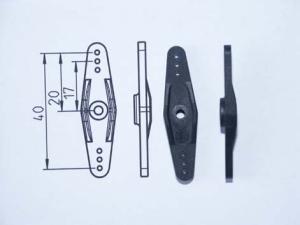 Squadretta CFK doppia  40 mm - JR