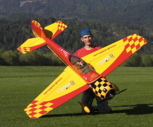 GB-Models Yak 55m 2.20 mt. yellow/red/black