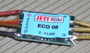 JETI ECO 8A brushless controller