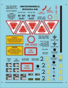 Decals for airplanes