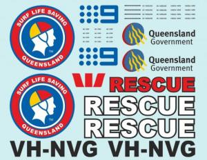 Decals for helicopter