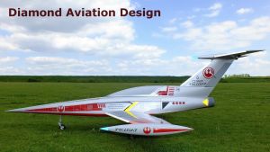 Aviation Design Jet  DIAMOND - grigio