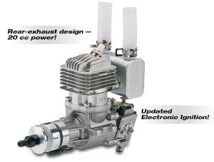 DLE 20RA Gasoline engine scarico posteriore