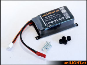 UniLIGHT Batteria Lipo 2S 1600mAh