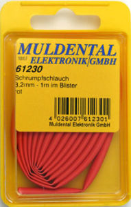 Shrinkable tubing 12,7mm red 