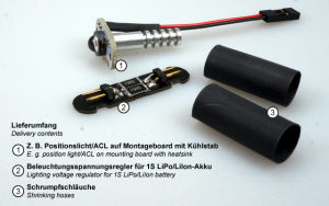 OPTOTRONIX Lighting module without covering