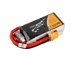 Tattu 1300mAh 14.8V 75C 4S1P Lipo Battery Pack