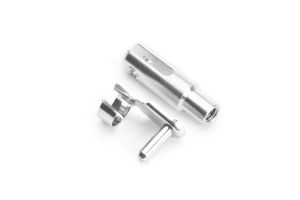 Alu Clevis M3 w. 3mm hinged bolts, 1 Pcs.