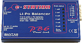 Bilanciatore Bantam PB6 per celle litio